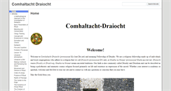 Desktop Screenshot of comhaltacht-draiocht.org